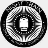 NIGHT TRAIN: PEOPLE * ACTION * CONSEQUENCE (logo)